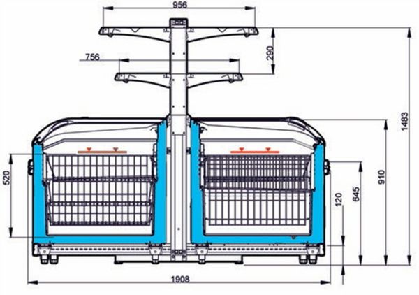 Ларь среднетемпературный Ариада London LS 210