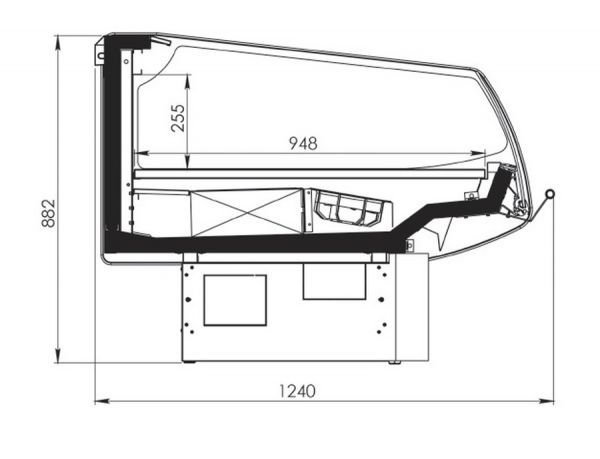 Холодильная витрина FREOR Diona S LG 940