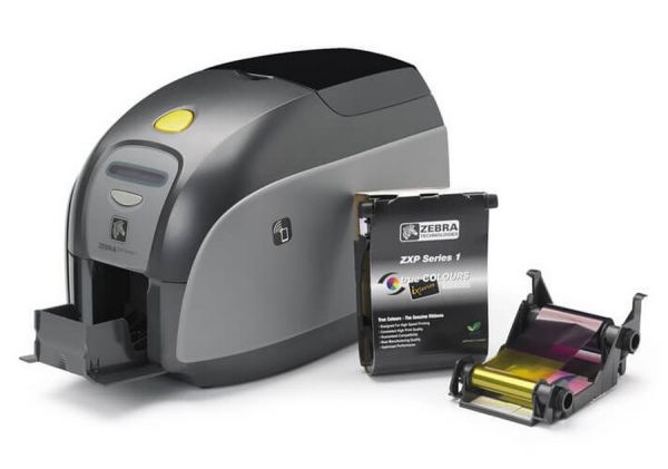 Принтер пластиковых карт Zebra ZXP1 (односторонний цветной, USB)
