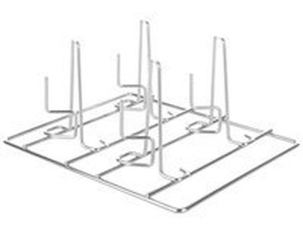 Решетка Rational для жарки кур GN1/2, 4 крюков 6035.1015