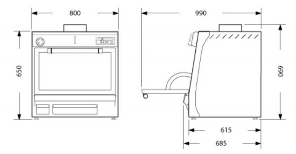 Гриль-печь BBQFIRE BR-80 SD