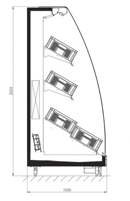 Фруктовая горка FREOR Jupiter Vision H7-1250 (вынос)