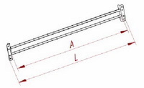 Траверса L=1250 для стеллажа Lager