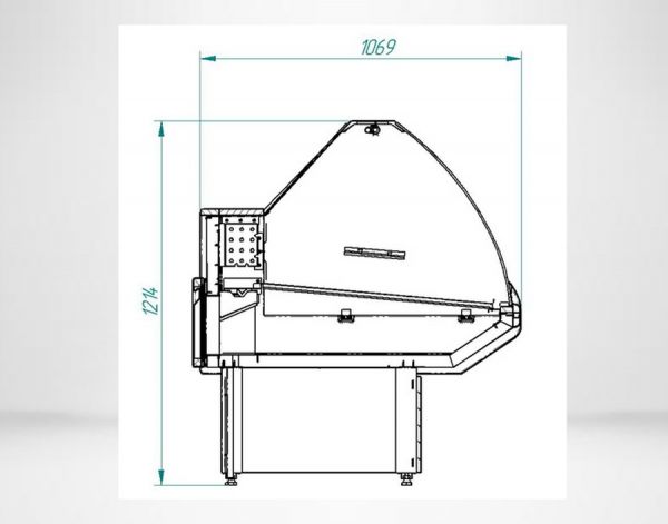 Холодильная витрина Octava XL SN 1500