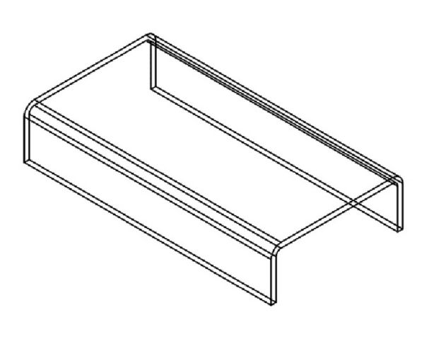 Подставка 150х80х30 176.00.01 (оргстекло)
