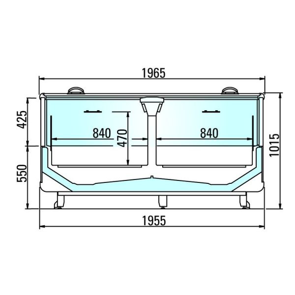 Морозильная бонета Arneg TORONTO MAXI G4 BT 3750