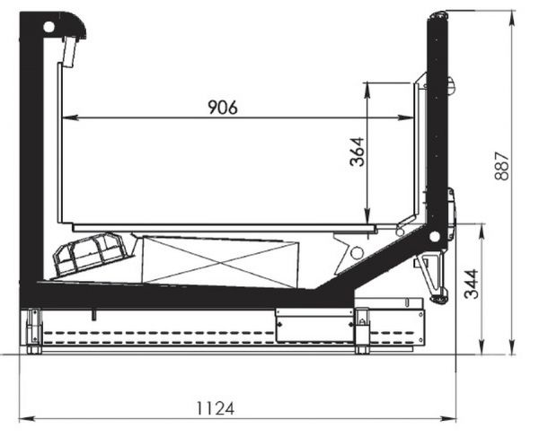 Морозильная бонета FREOR Luna 2500