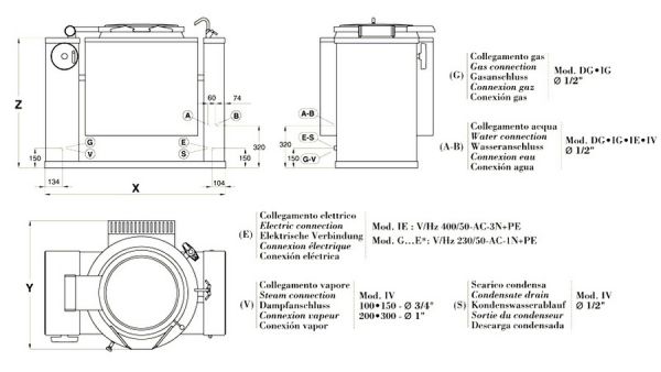 Опрокидывающаяся кастрюля Firex PMK IE 200