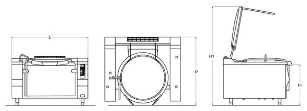 Пищеварочный котел Firex PR IE 320