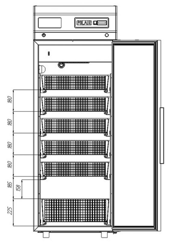 Шкаф холодильный медицинский Polair ШХФ-0,5