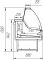 Холодильная витрина Айсберг Оптима-Н 1,6 (без подтоварника)
