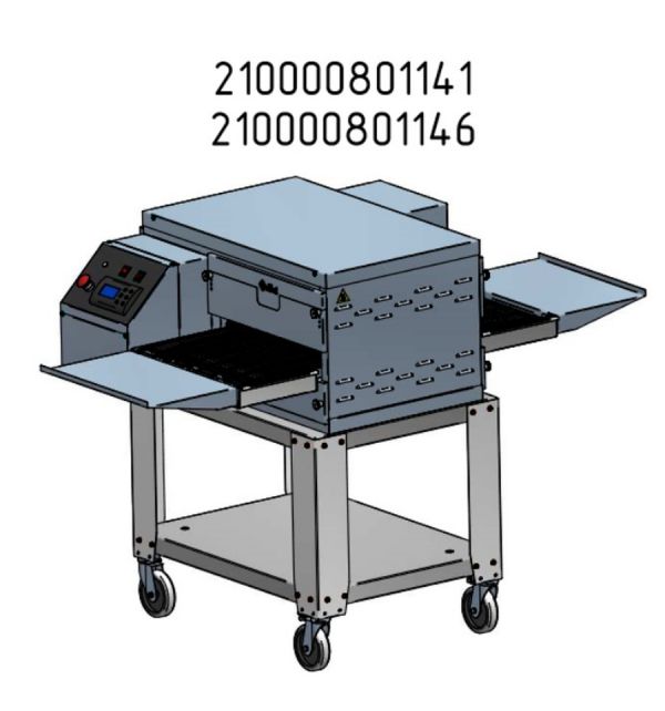 Конвейерная печь для пиццы Abat ПЭК-400 (доп.модуль)