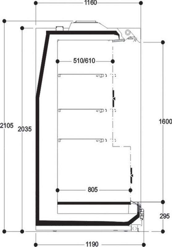 Холодильная горка Costan RHINO 2500 HF295 20 2500