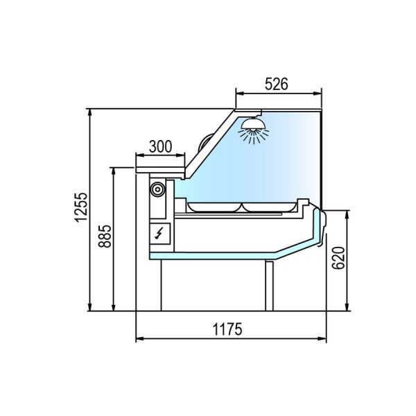 Тепловая витрина Arneg DENVER VDR TCPW 930