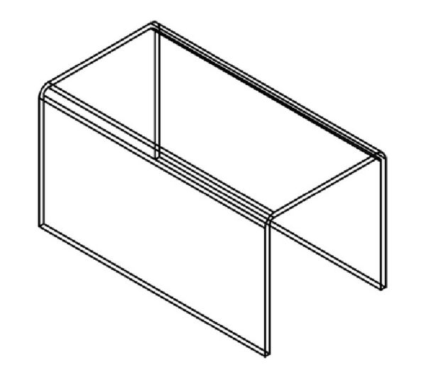 Подставка 15х8х8 176.00.07 (оргстекло)