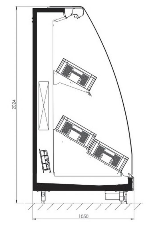 Фруктовая горка FREOR Jupiter Vision L7-2500 (вынос)