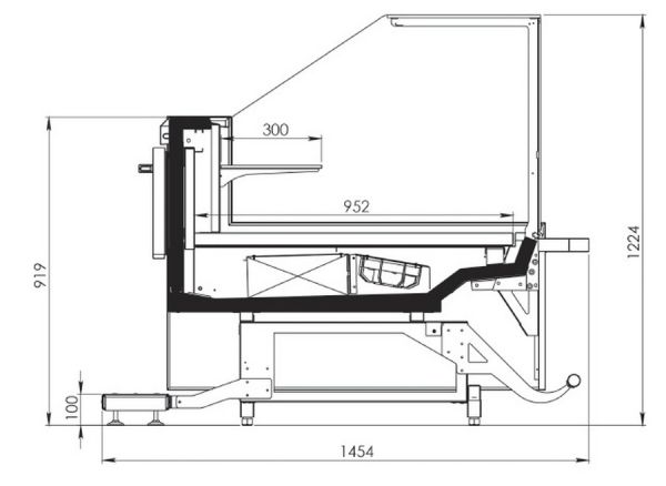 Холодильная витрина FREOR Diona QB PASTRY 250