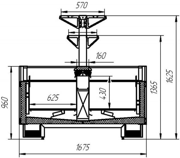 Бонета низкотемпературная Айсберг Айс-2,5 (вынос)