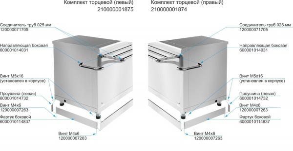 Прилавок-мармит 1-х блюд ПМЭС-70Х-01