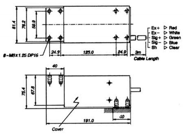 Тензодатчик CAS BCM-200