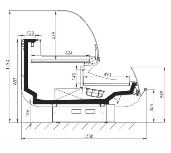 Холодильная витрина FREOR Diona S DD 250