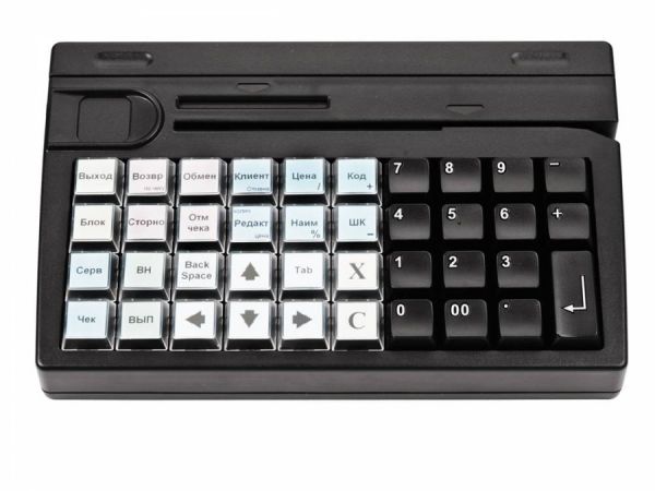 Программируемая POS-клавиатура Posiflex KB-4000U-B (без ридера МК)