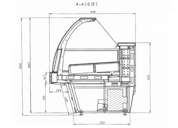 Витрина для мороженого Lida LOTUS Junior M 1,5