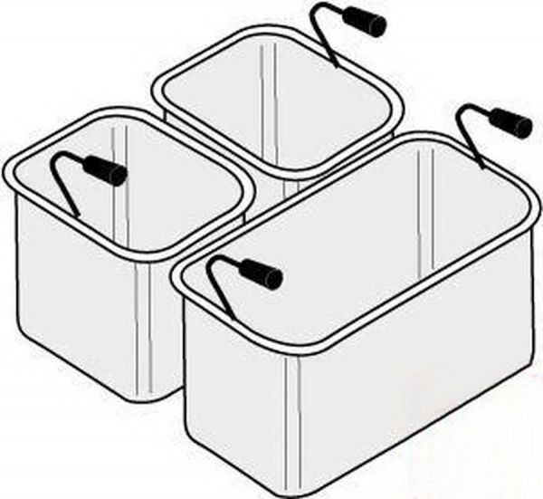 Корзины 1хGN1/3-200 + 2хGN1/6-200 для макароноварок Tecnoinox