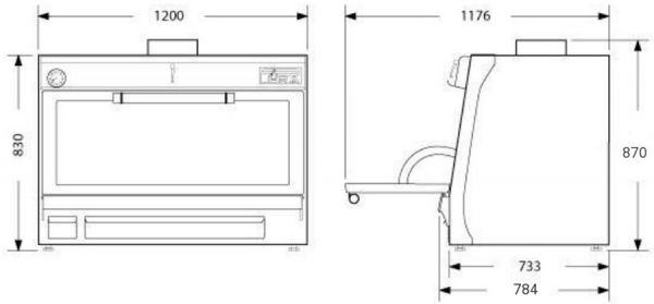 Гриль-печь BBQFIRE BR-120 SD