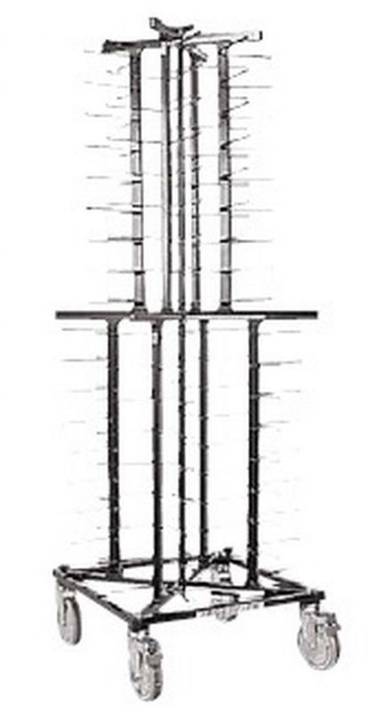 Тележка для тарелок Paderno 60х60х179 см