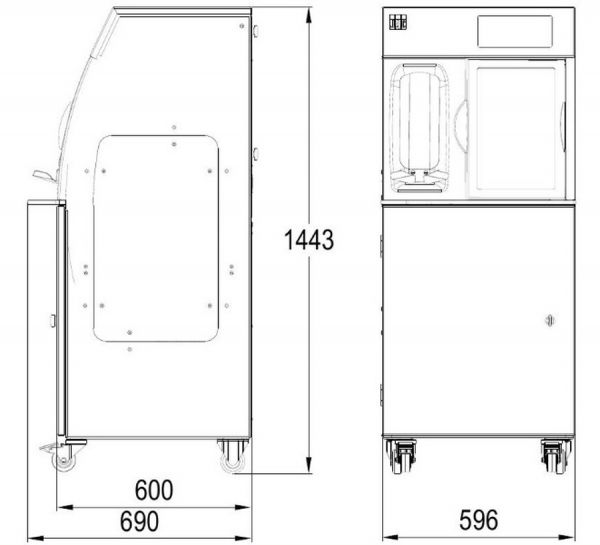 Хлеборез JAC SLIM SELF (нерж.)