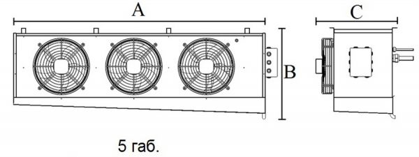 Воздухоохладитель Север серия GS-5/3