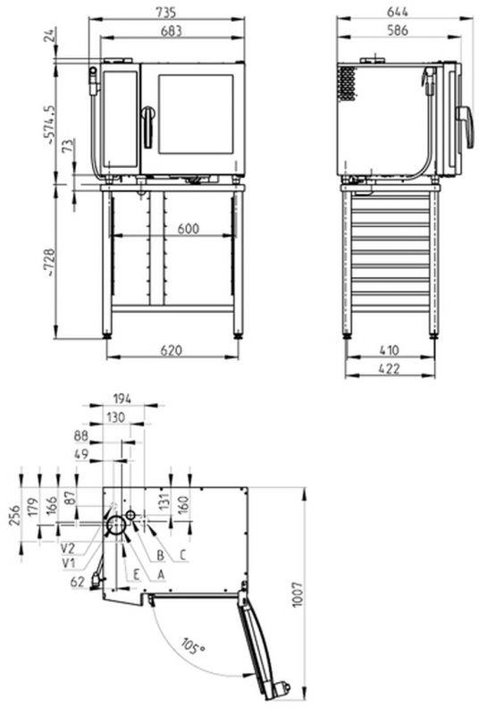 Шкаф пекарский Retigo DM623