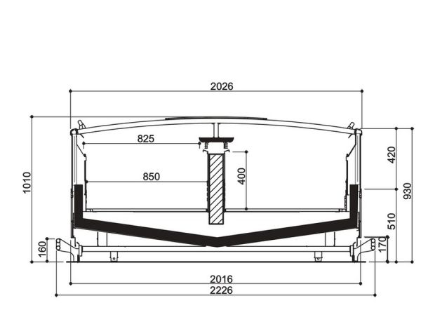 Морозильная бонета Costan TORTUGA 2 HG400 2000-2500