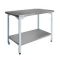 Стол производственный Финист СПБ (1400х400х860) полка окраш.