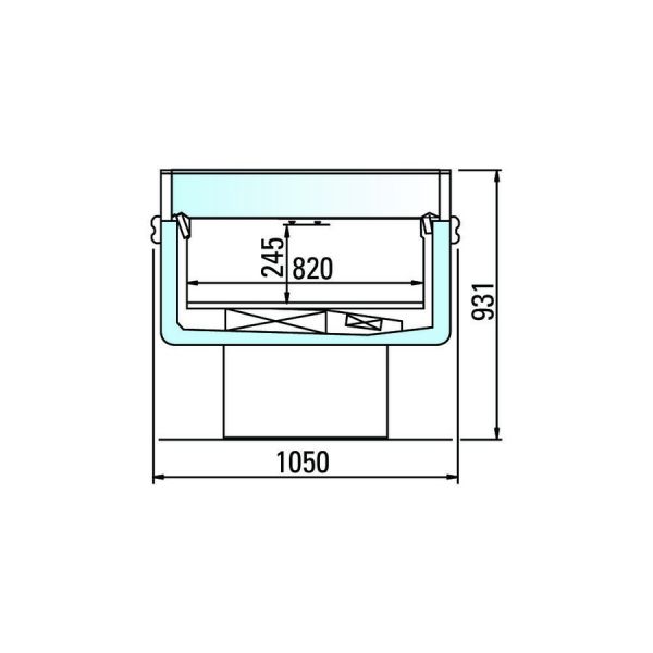 Морозильная бонета Arneg LAVAL 3 BT/TN GI 2400