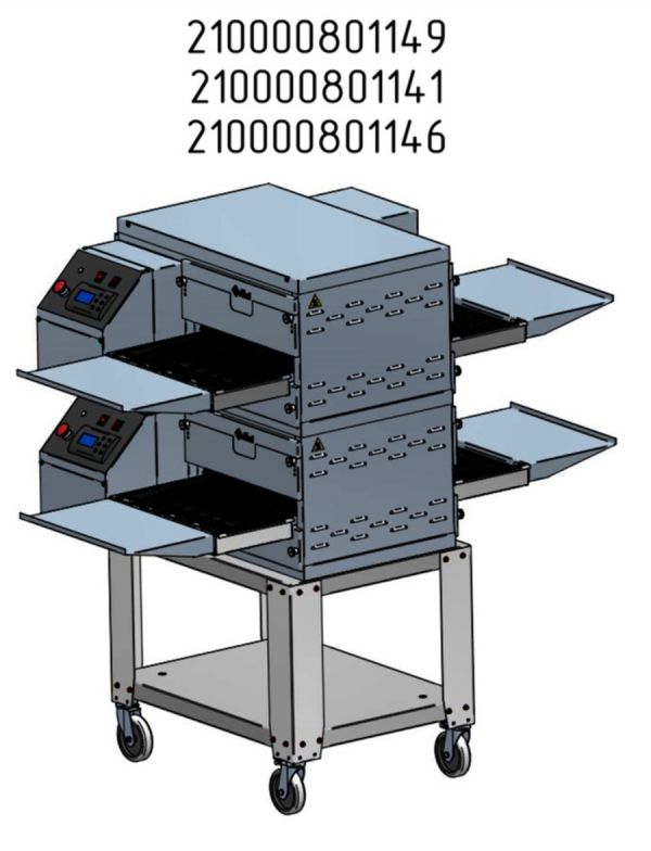 Конвейерная печь для пиццы Abat ПЭК-400 (доп.модуль)