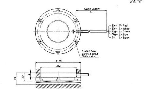 Тензодатчик CAS CPA-5T