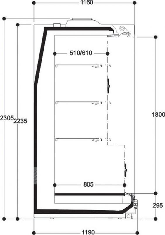 Холодильная горка Costan RHINO 2500 HF295 22 3750