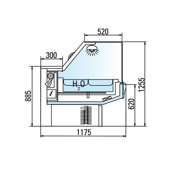 Тепловая витрина Arneg DENVER VDR TCBM 930