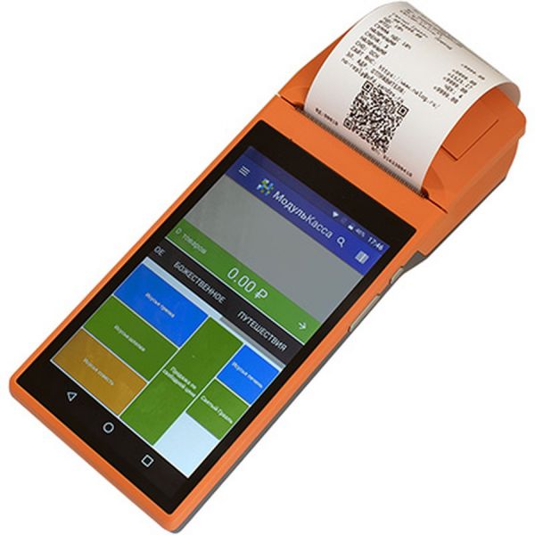 Модуль Касса MSPOS-K ПТК ФН (сканер, аккумулятор, USB, 3G, Wi-Fi)