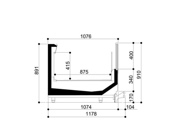 Морозильная бонета Costan WHALE 1800G HG400 MT1730