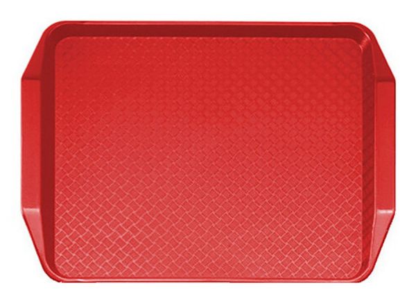 Пластиковый поднос 30х43 см Cambro 1217FFH 163 (красный)