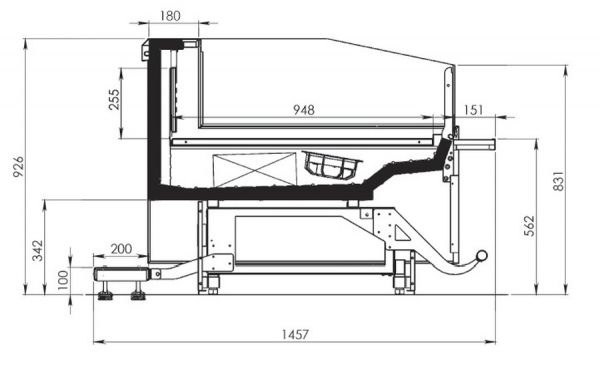 Холодильная витрина FREOR Diona QB LG 188