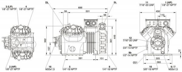 Компрессор Bitzer 4HE-18Y