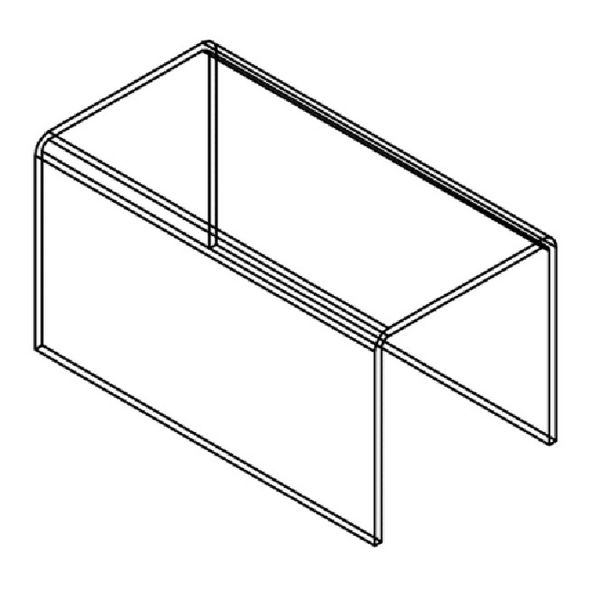 Подставка 150х80х80 176.00.02 (оргстекло)
