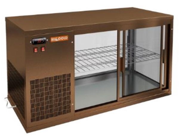 Кондитерская витрина-купе HiCold VRL 900 L (R) Bronze