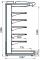 Холодильная горка Ариада Davos ВС64 105H-2200 гастрономическая (торец)