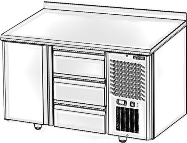 Холодильный стол TM2GN-03-G
