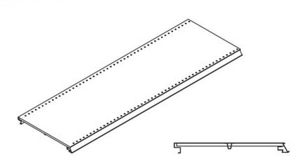 Полка для модульного стеллажа UCGE 30х125 см